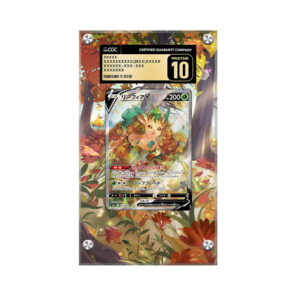 Leafeon V 167/203 Pokémon Extended Artwork Protective Card Display Case Psa/cgc/raw-2