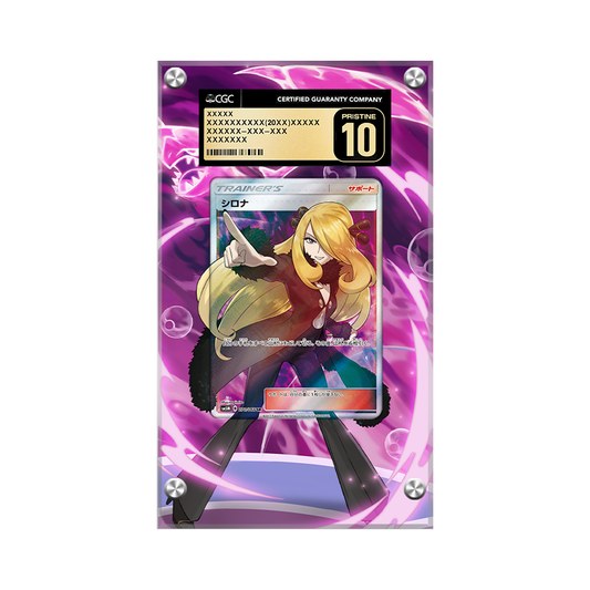 Cynthia 148/156 Pokémon Extended CGC Artwork Protective Card Display Case
