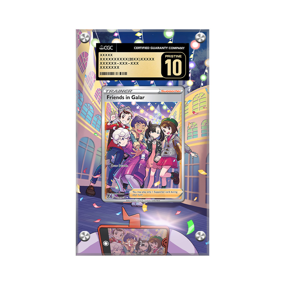 Friends In Galar Tg23 Pokémon Extended Artwork Protective Card Display Case Psa/cgc/raw-2