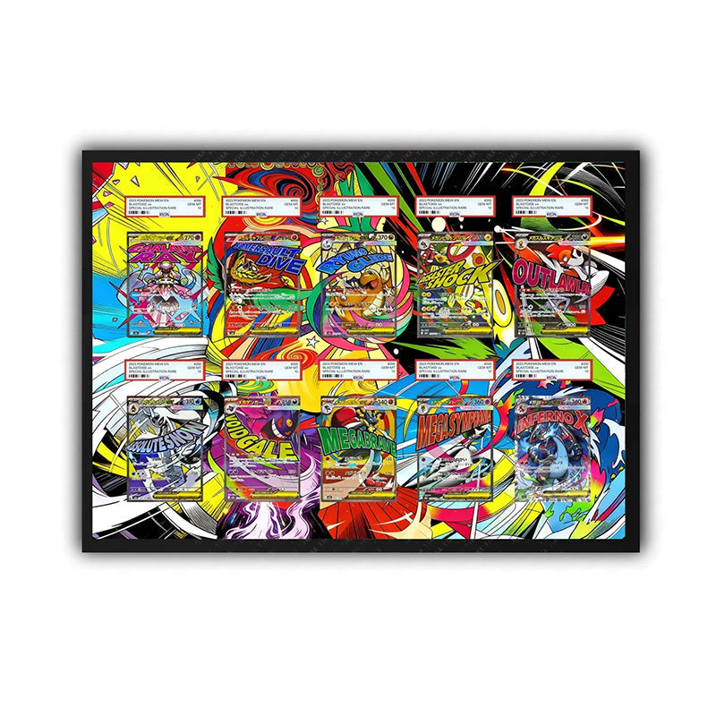 Pokemon Mega Evolution - Extended artwork Metal Frame