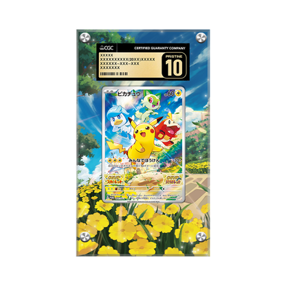 Pikachu (027) Pokémon Extended Artwork Protective Card Display Case Psa/cgc/raw-2