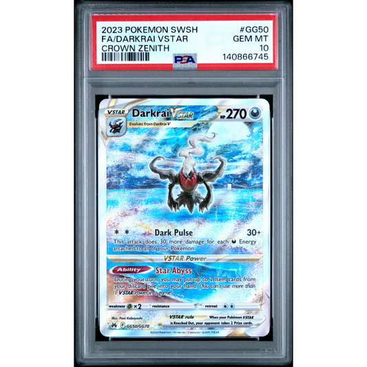 Darkrai VStar #GG50 PSA 10