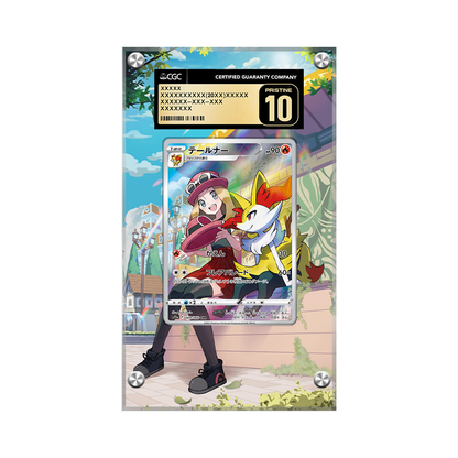 Braixen Tg01/tg30 Pokémon Extended Artwork Protective Card Display Case Psa/cgc/raw-2