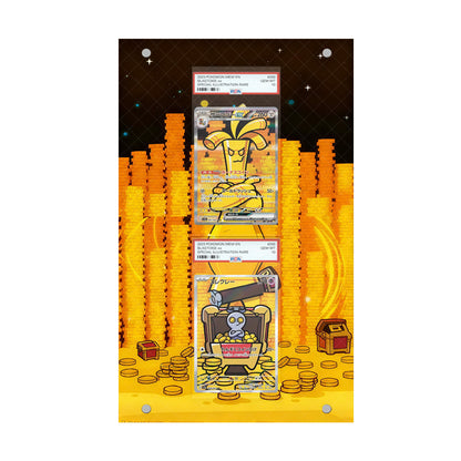 Gholdengo & Gimmighoul - Pokémon Extended Artwork Protective Card Display Case