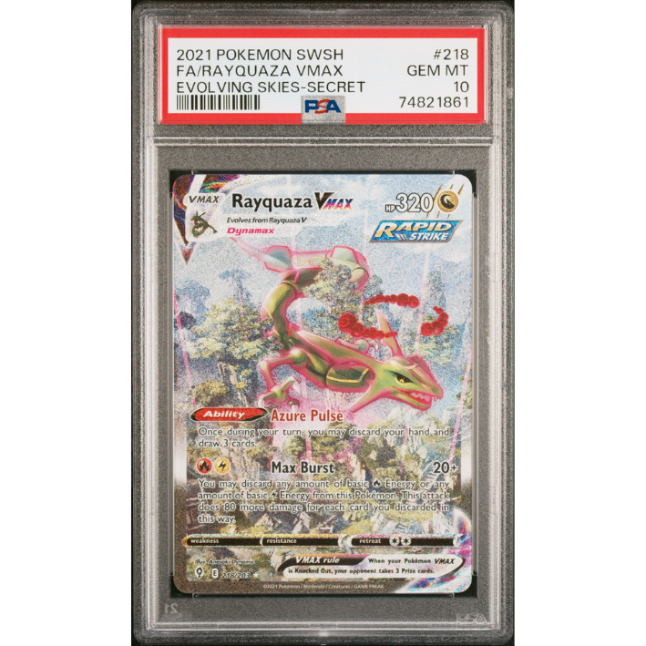 Rayquaza VMAX #218 PSA 10