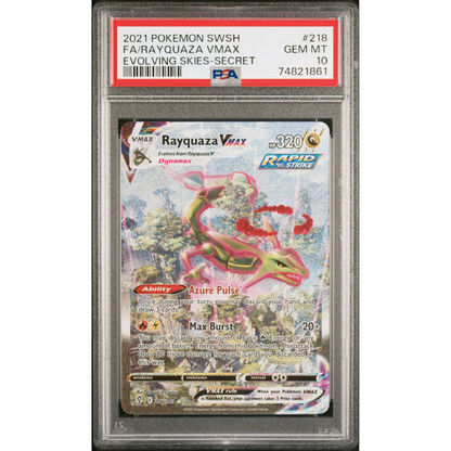 Rayquaza VMAX #218 PSA 10