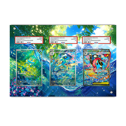 Froakie - Frogadier - Greninja - Pokémon Extended Artwork Protective Card Display Case