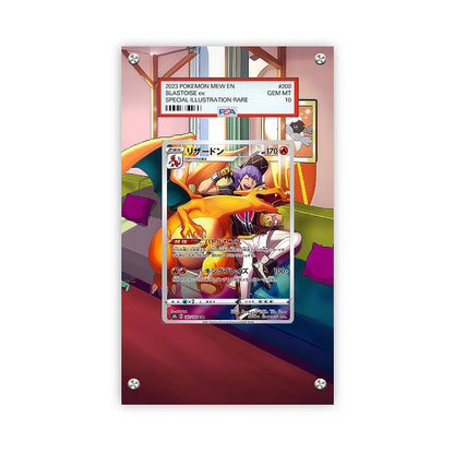 Charizard - Tg03/tg30 - Pokémon Extended Artwork Protective Card Display Case Psa/cgc/tag/raw-1