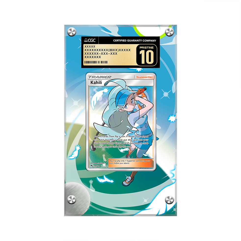 Kahili – 210/214 Pokémon Extended Artwork Protective Display Case Psa/cgc/raw-2