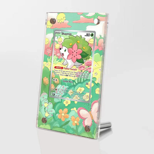 Shaymin 185/182 - Pokémon Extended Artwork Protective Card Display Case Psa/cgc/tag/raw