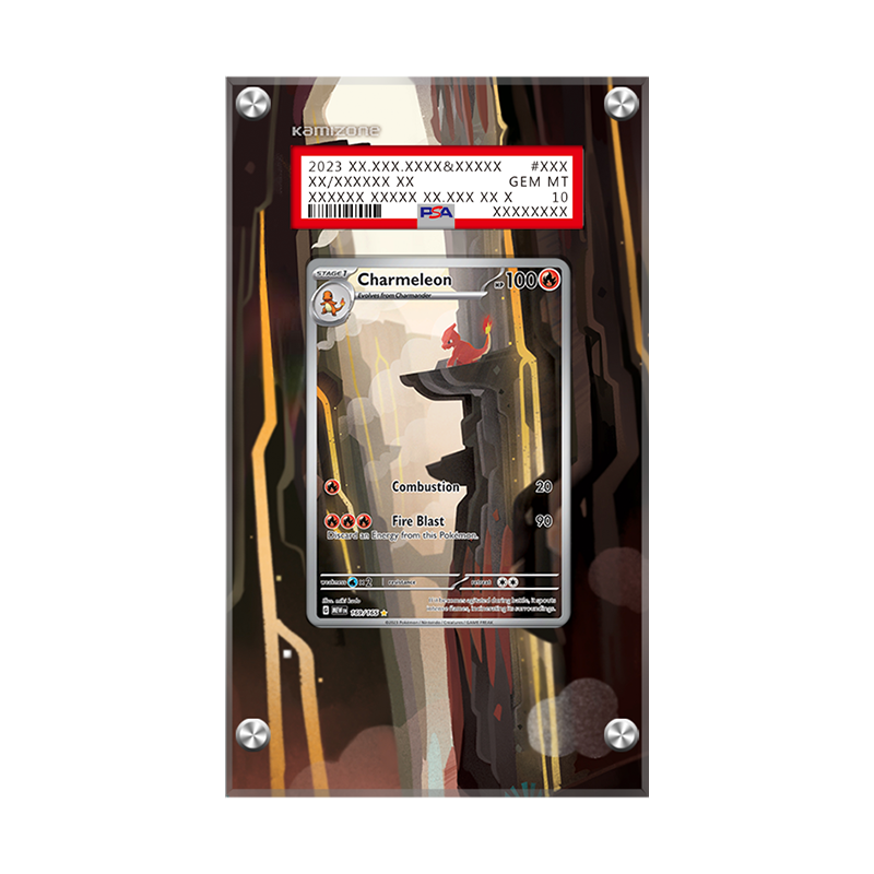 Charmeleon 169/165 - Pokémon Extended Artwork Protective Display Case Psa/cgc/raw-1