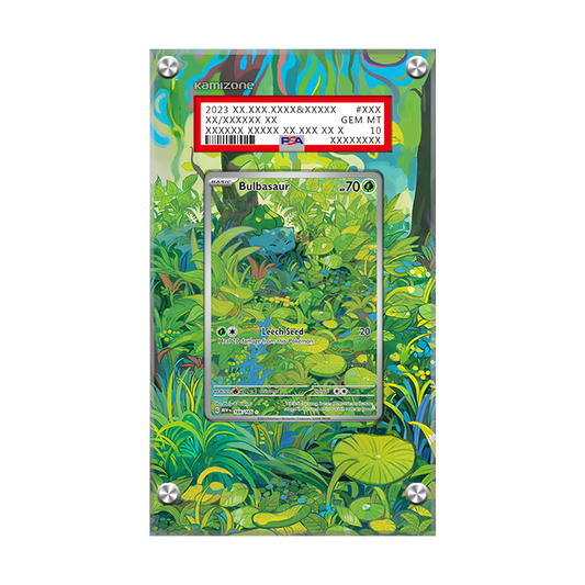Bulbasaur 166/165 - Pokémon Extended Artwork Protective Display Case Psa/cgc/raw-1