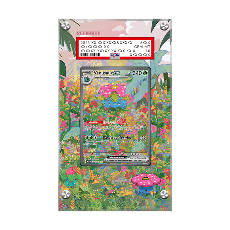 Venusaur EX 198/165 - Pokémon Extended Artwork Protective Display Case Psa/cgc/raw-1