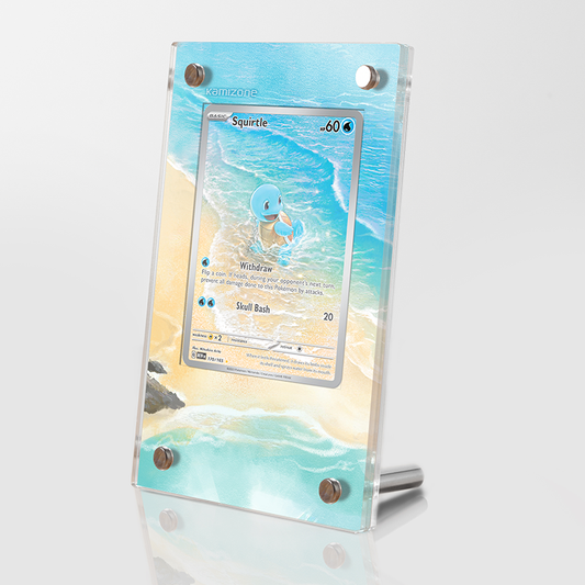 Squirtle 170/165 - Pokémon Extended Artwork Protective Display Case Psa/cgc/raw-0