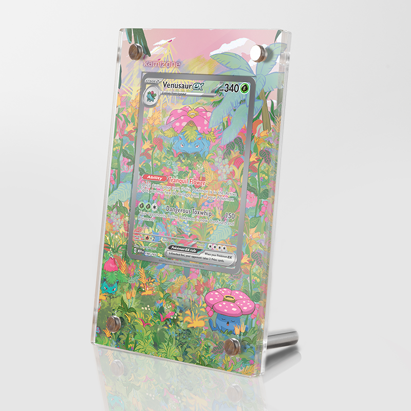 Venusaur EX 198/165 - Pokémon Extended Artwork Protective Display Case Psa/cgc/raw-0