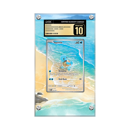 Squirtle 170/165 - Pokémon Extended Artwork Protective Display Case Psa/cgc/raw-2