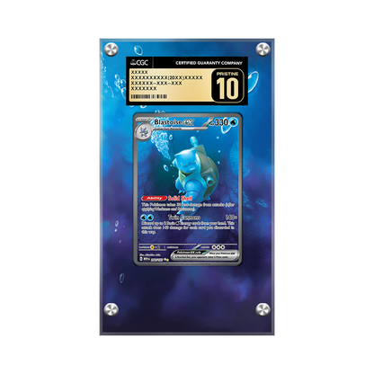 Blastoise EX 200/165 - Pokémon Extended Artwork Protective Display Case Psa/cgc/raw-2