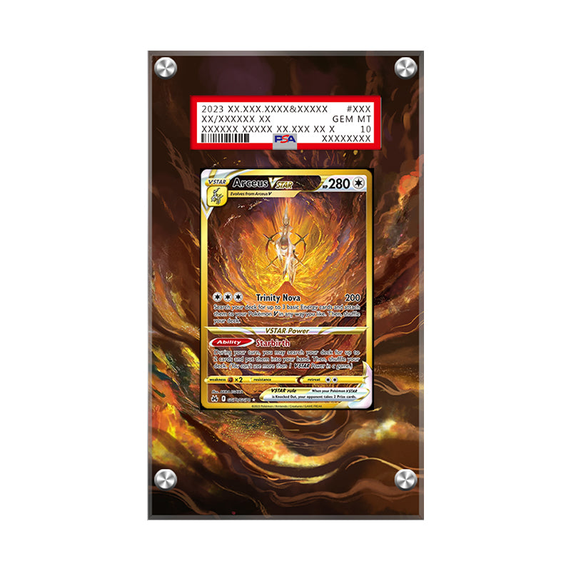 Crown Zenith Gold Cards Set - Pokémon PSA Extended Artwork Protective Card Display Case