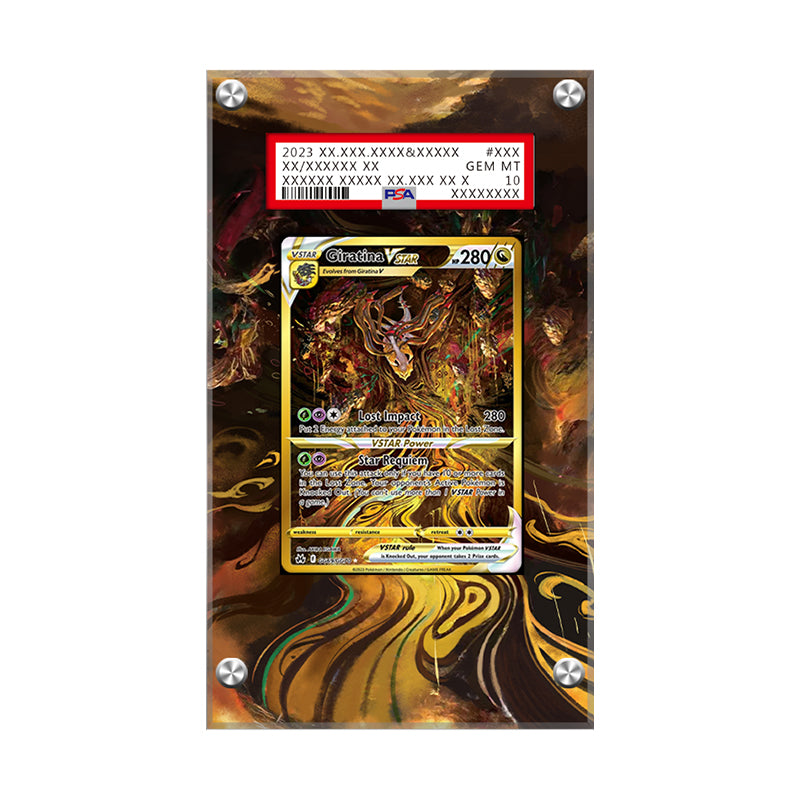 Crown Zenith Gold Cards Set - Pokémon PSA Extended Artwork Protective Card Display Case