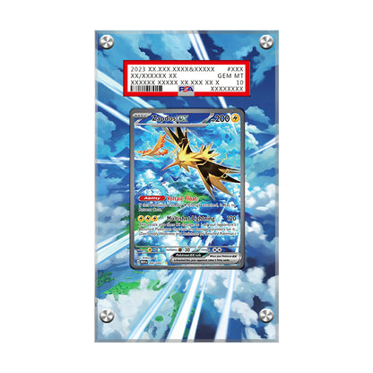 Zapdos 202/165 - Pokémon PSA Extended Artwork Protective Card Display Case