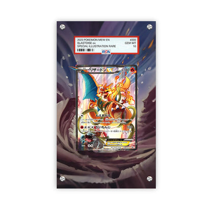 Charizard EX Xy-p 276 - Pokémon Extended Artwork Protective Card Display Case Psa/cgc/tag/raw-1