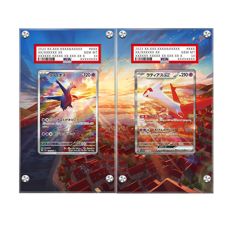 Latias & Latios Bundle - Pokémon Extended Artwork Protective Display Case Psa/cgc/raw-1