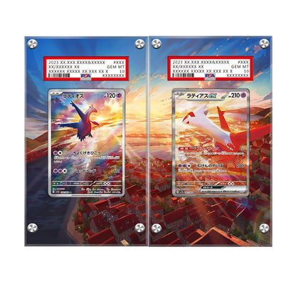 Latias & Latios Bundle - Pokémon Extended Artwork Protective Display Case Psa/cgc/raw-1