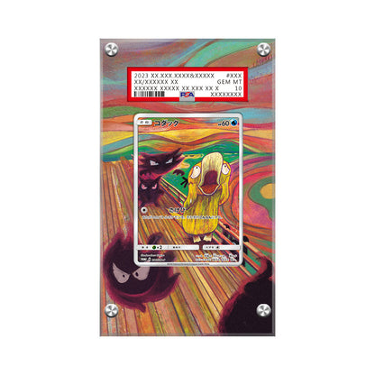 Psyduck 286/sm-p Scream Munch - Pokémon Extended Artwork Protective Display Case Psa/cgc/raw-1