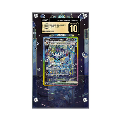 Vaporeon ex 149/131 - Pokémon CGC Extended Artwork Protective Card Display Case