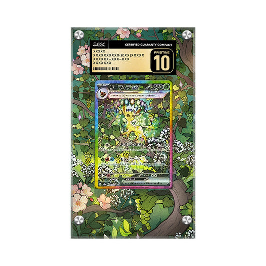 Leafeon ex 144/131 - Pokémon CGC Extended Artwork Protective Card Display Case