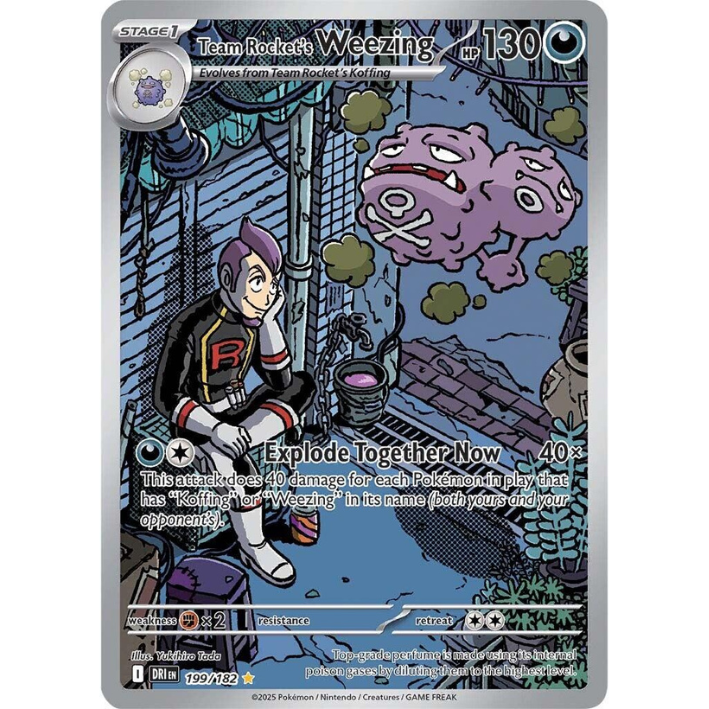 Team Rocket's Weezing #199
