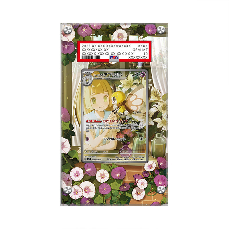 Lillie's Ribombee - Pokémon PSA Extended Artwork Protective Card Display Case