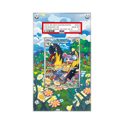 Iono's Kilowattrel - 104/100 - Pokémon PSA Extended Artwork Protective Card Display Case