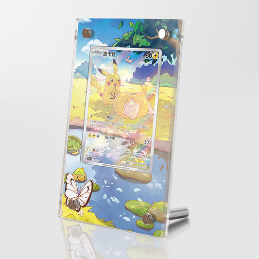 Pikachu & Psyduck 171/151 - Pokémon Extended Artwork Protective Card Display Case