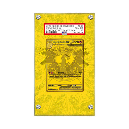 Mega Charizard X ex 130/094  - Pokémon PSA Extended Artwork Protective Card Display Case