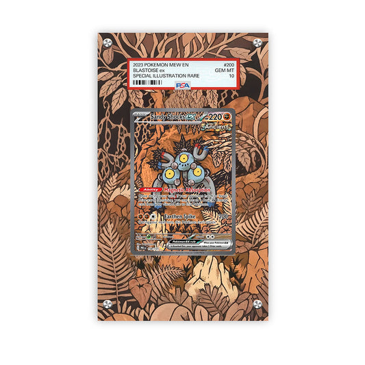 Sandy Shocks EX 159/131 - Pokémon Extended Artwork Protective Card Display Case Psa/cgc/tag/raw
