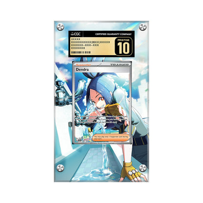 Dendra 255/193 - Pokémon Extended Artwork Protective Card Display Case Psa/cgc/raw-2