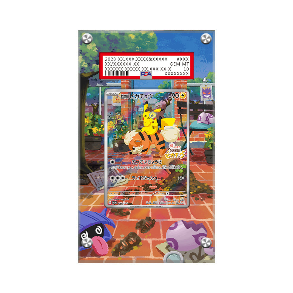 Detective Pikachu 098/sv-p - Pokémon Extended Artwork Protective Card Display Case Psa/cfc/raw-1