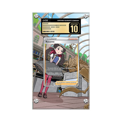 Roxanne Gg66/gg70 - Pokémon Extended Artwork Protective Card Display Case Psa/cgc/raw-2