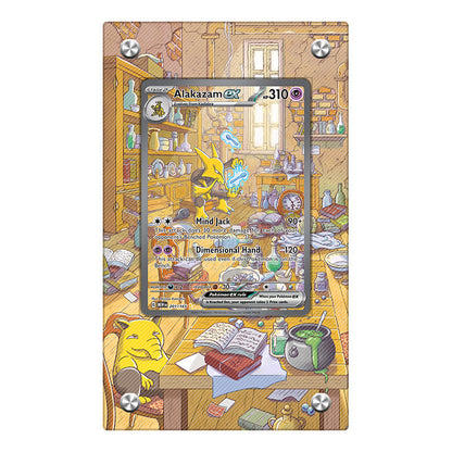 Alakazam ex 201/165 - Pokémon Extended Artwork Protective Card Display Case