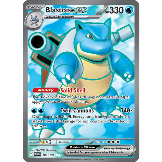 Blastoise ex #184