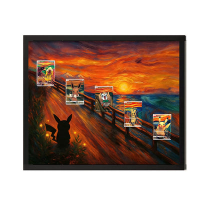 SCREAM Munch - Extended artwork Metal Frame