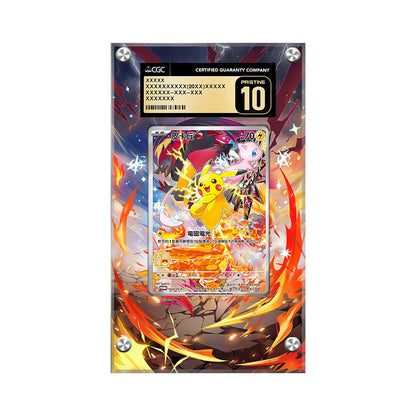Pikachu 153/sv-p - Pokémon Extended Artwork Protective Card Display Case Psa/cgc/raw-2