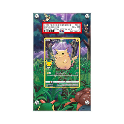Pikachu 005/025 - Pokémon Extended Artwork Protective Card Display Case Psa/cgc/raw-1