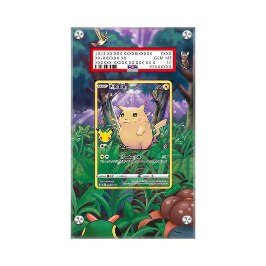 Pikachu 005/025 - Pokémon Extended Artwork Protective Card Display Case Psa/cgc/raw