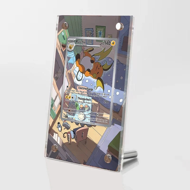 Raichu 211/193 - Pokémon Extended Artwork Protective Card Display Case Psa/cgc/tag/raw