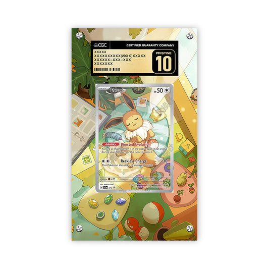 Eevee 173 - Pokémon CGC Extended Artwork Protective Card Display Case