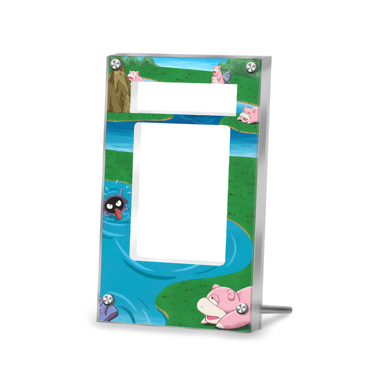 Slowpoke & Psyduck GX – 218/236 - Pokémon PSA Extended Artwork Protective Card Display Case