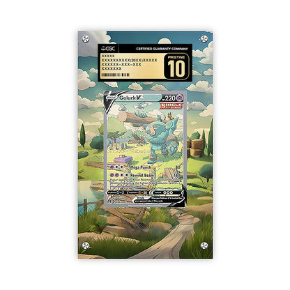 Golurk V 182/203 - Pokémon CGC Extended Artwork Protective Card Display Case