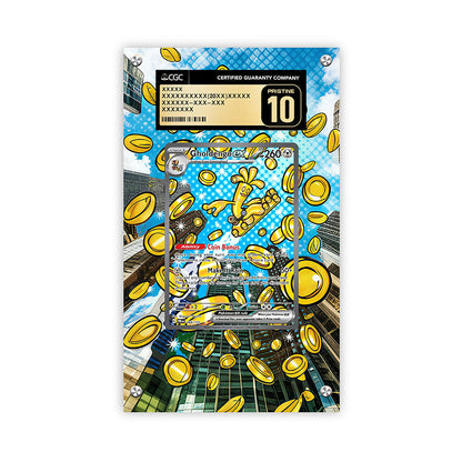 Gholdengo ex 164/131 - Pokémon CGC Extended Artwork Protective Card Display Case